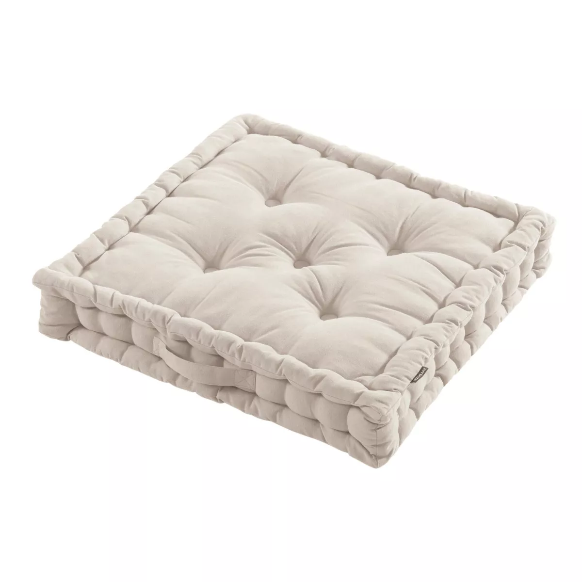 Bodenkissen (60 x H10 cm) Pixel Helles beige