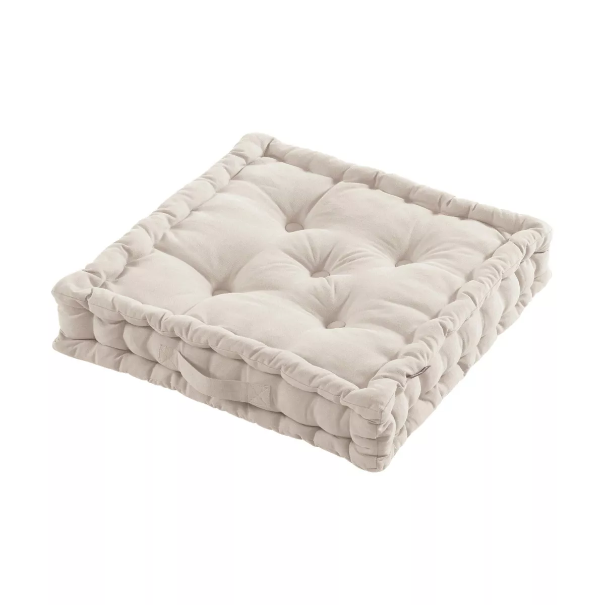 Cuscino da pavimento (50 x H10 cm) Pixel Beige-grigio