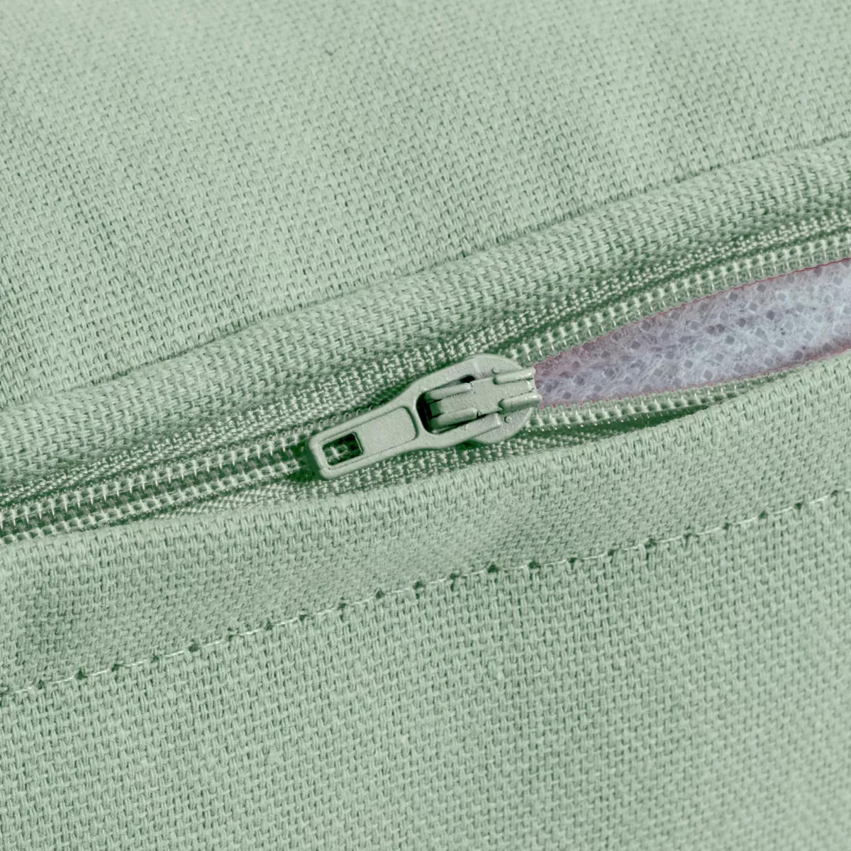 Cojín rectangular en algodón (30 x 50 cm) Pixel Verde menta