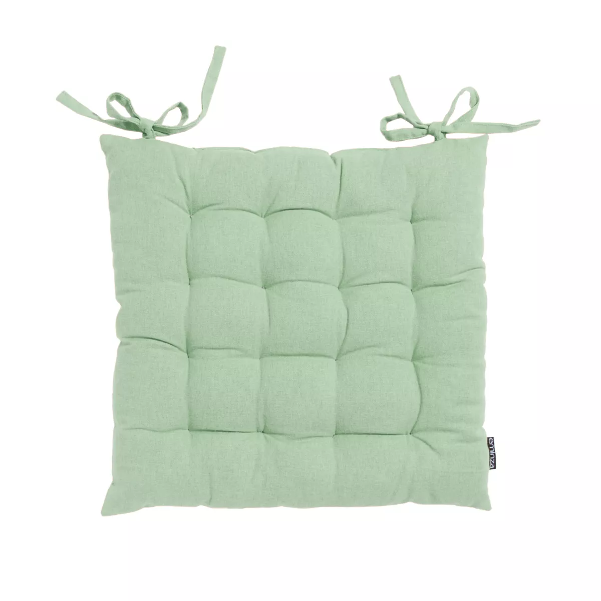 Coussin de chaise carré coton (40 x 40 cm) Pixel Vert menthe