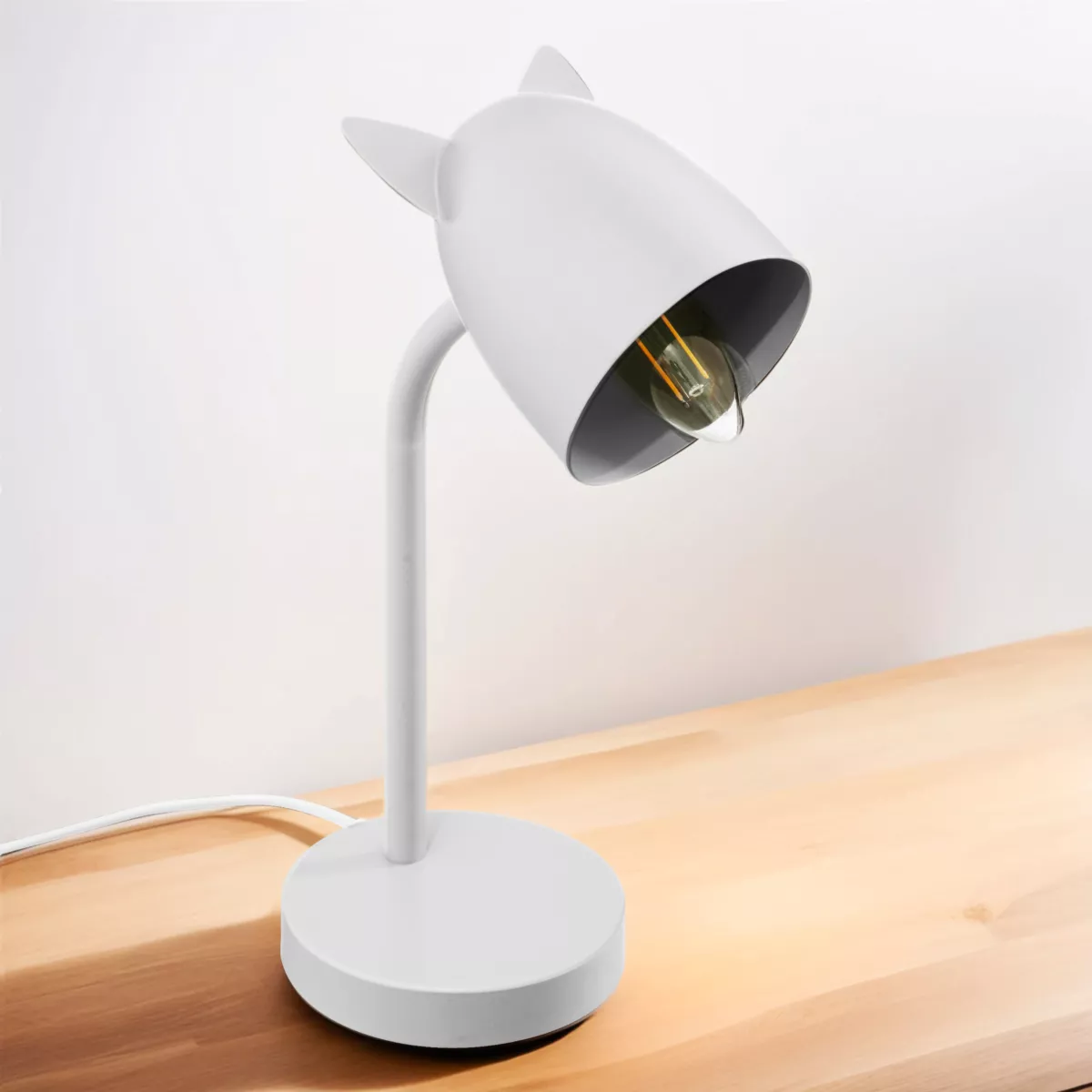 Lampe à poser Oreilles Blanche 1