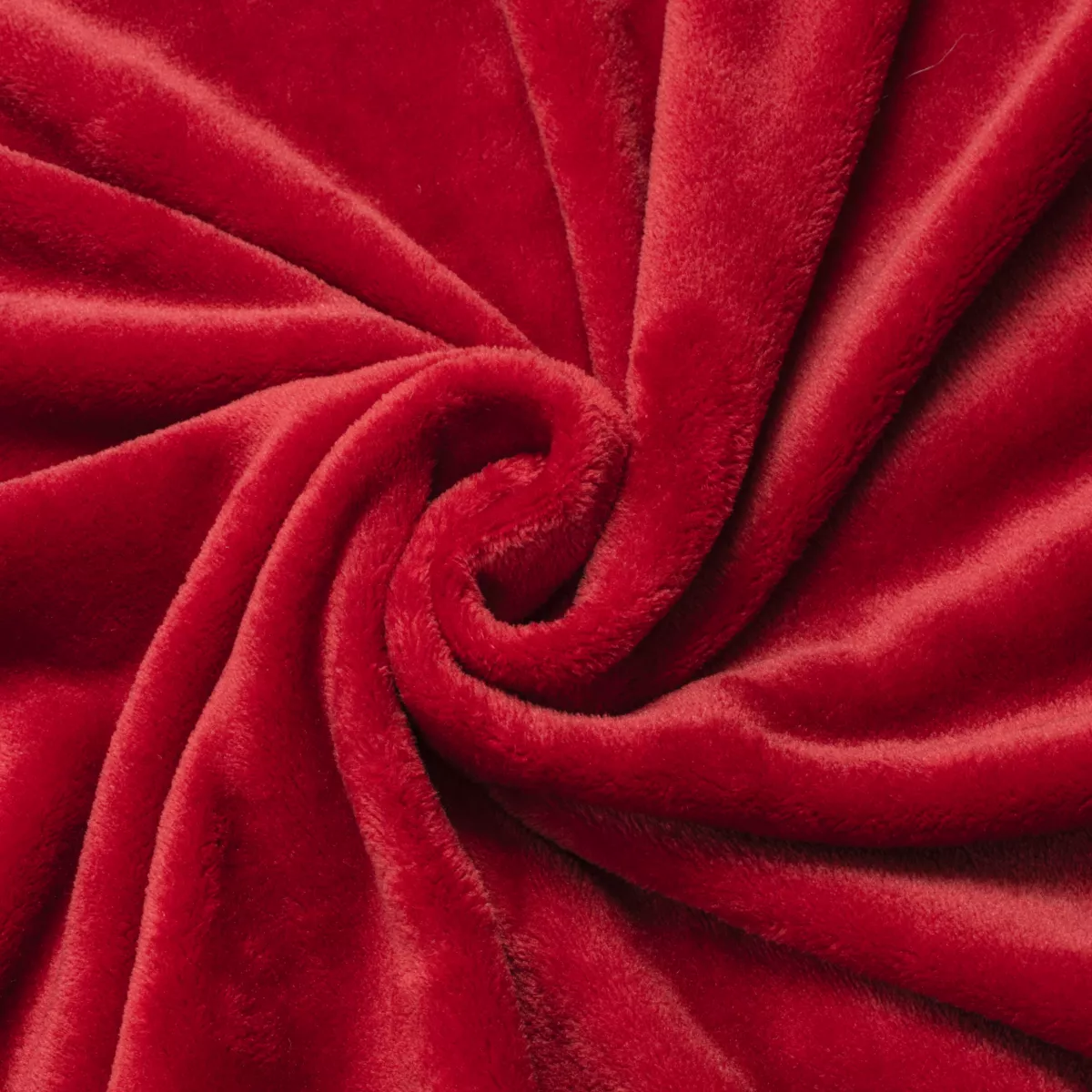 Housse de coussin carrée flanelle (60 x 60 cm) Didou Rouge