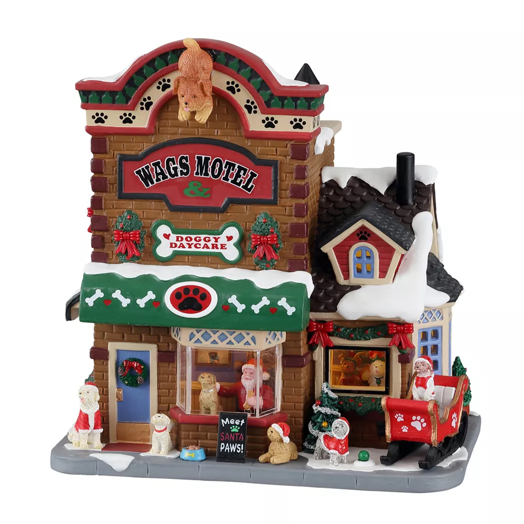 MEET SANTA PAWS INCL ADAPTATEUR 44338, 100 mA (BLANC)