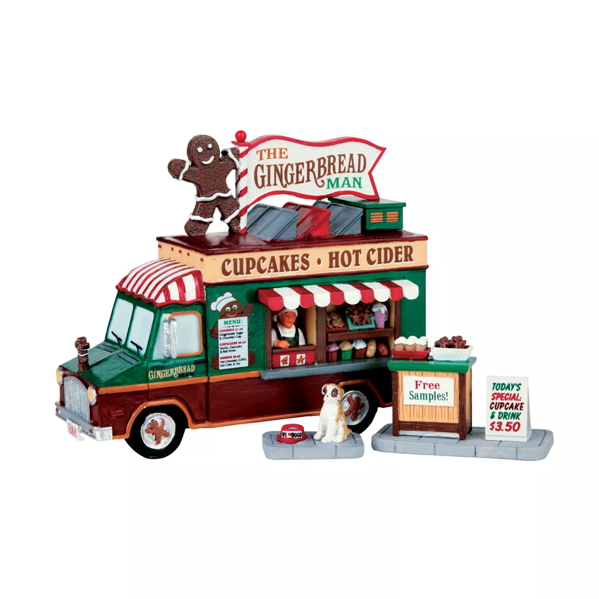 Personaggi Lemax Stand camion Pan di zenzero