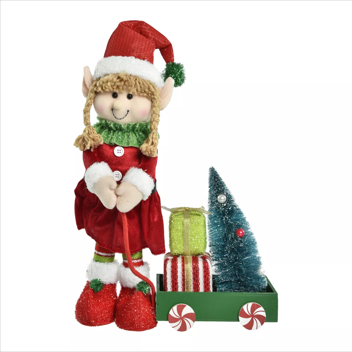 Folletto burlone su sci (H20 cm) Martine e regali Multicolore
