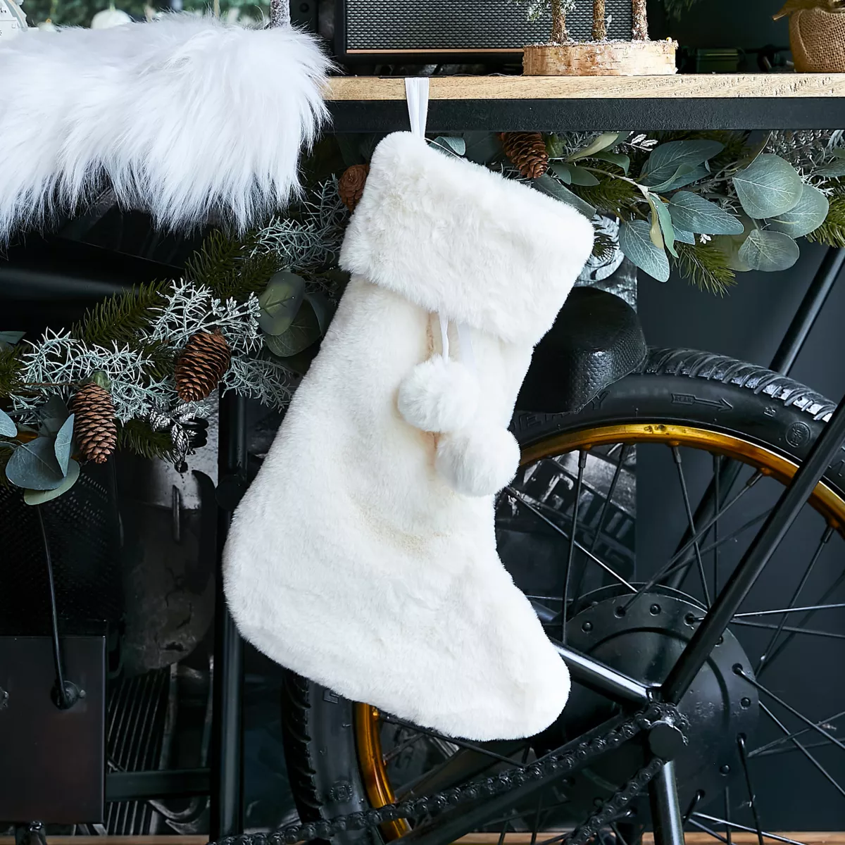 Chaussette de Noël Fourrure 1