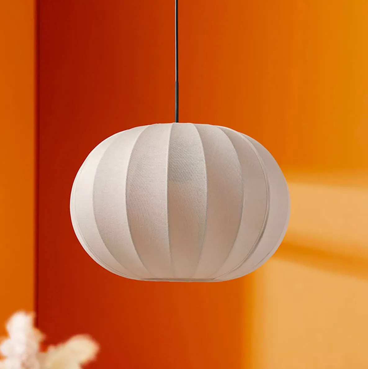 SUSPENSION COTON MOON D31CM Dim : l34.5xH24xP2cm