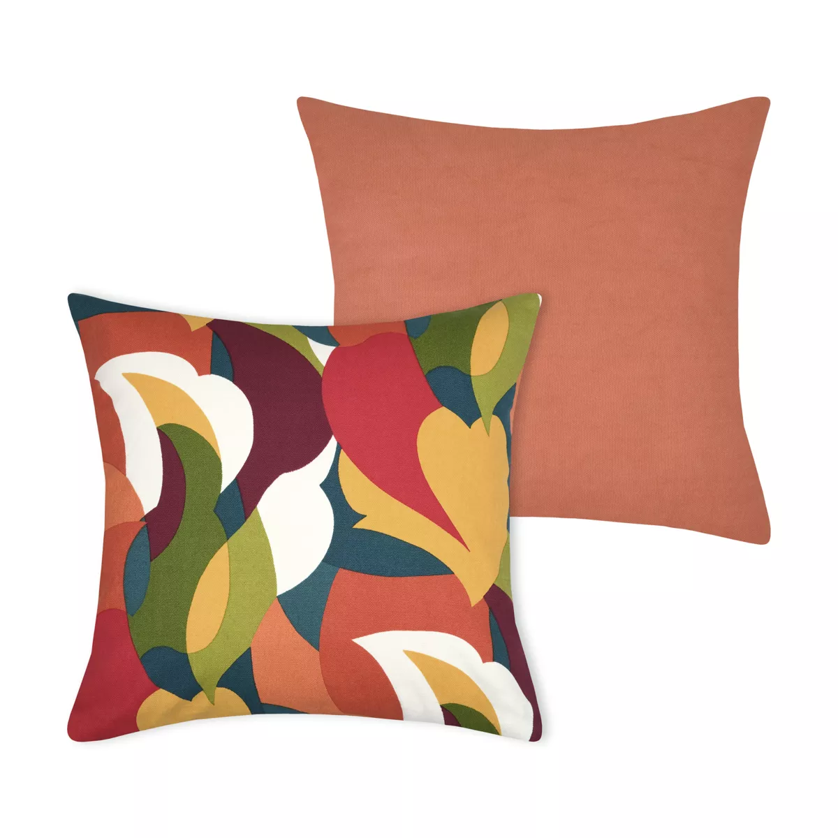 Housse de coussin carrée coton (40 x 40 cm) Pekan Multicolore