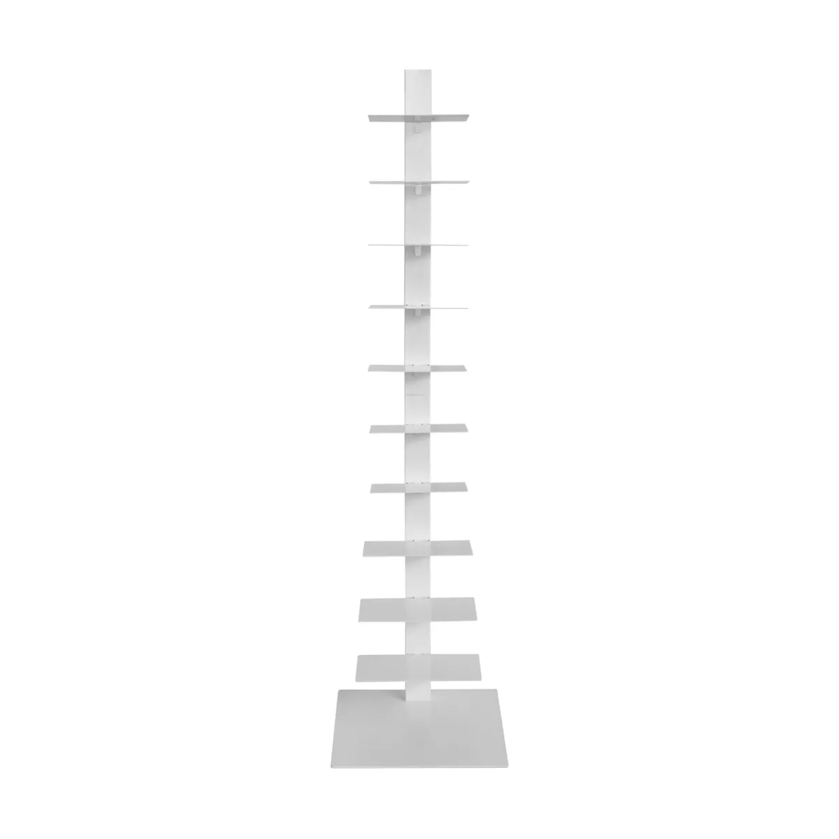 Scaffale di stoccaggio a 10 ripiani (Alt 150 cm) Book Bianco