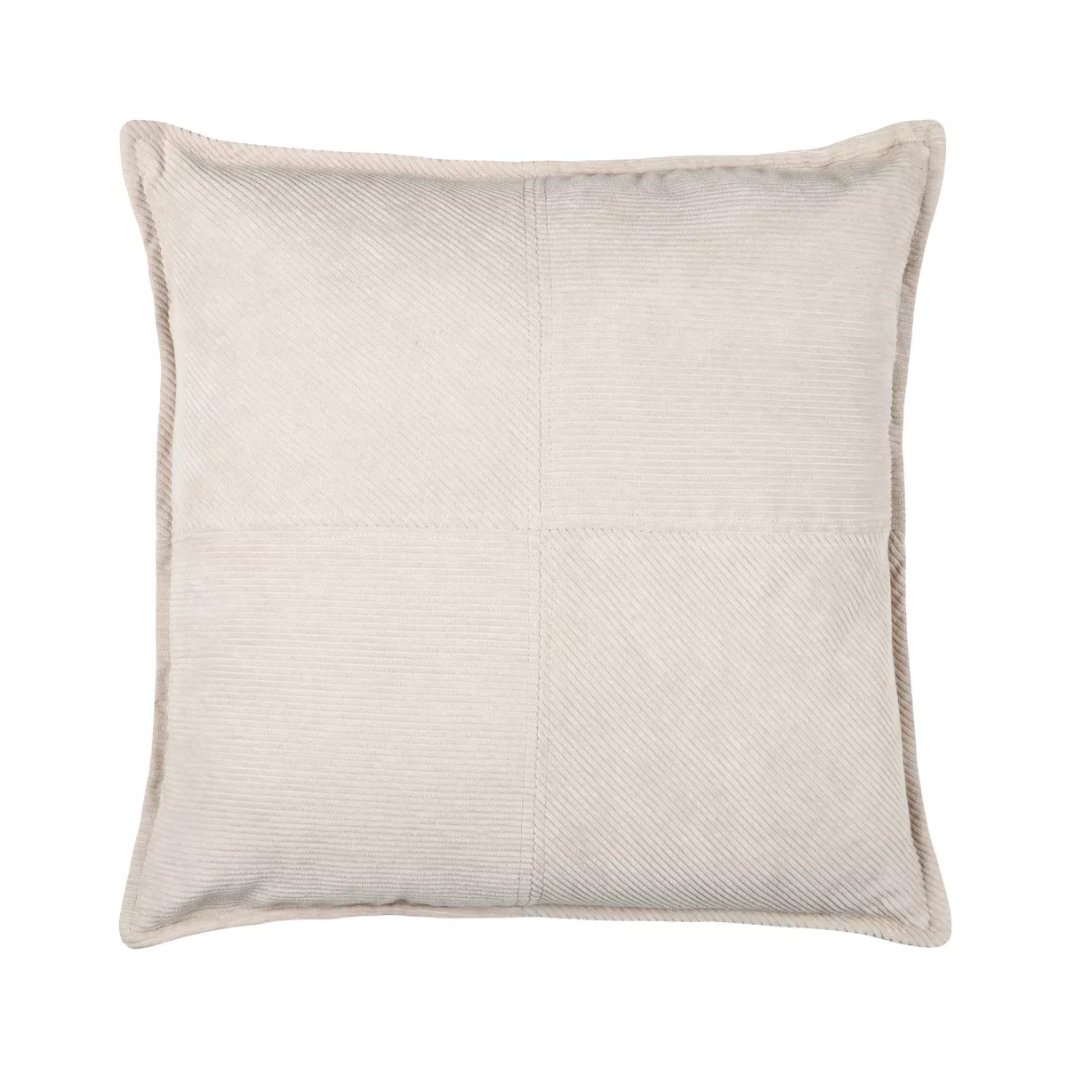 Cuscino quadrato in velluto (45 x 45 cm) Dandy Beige