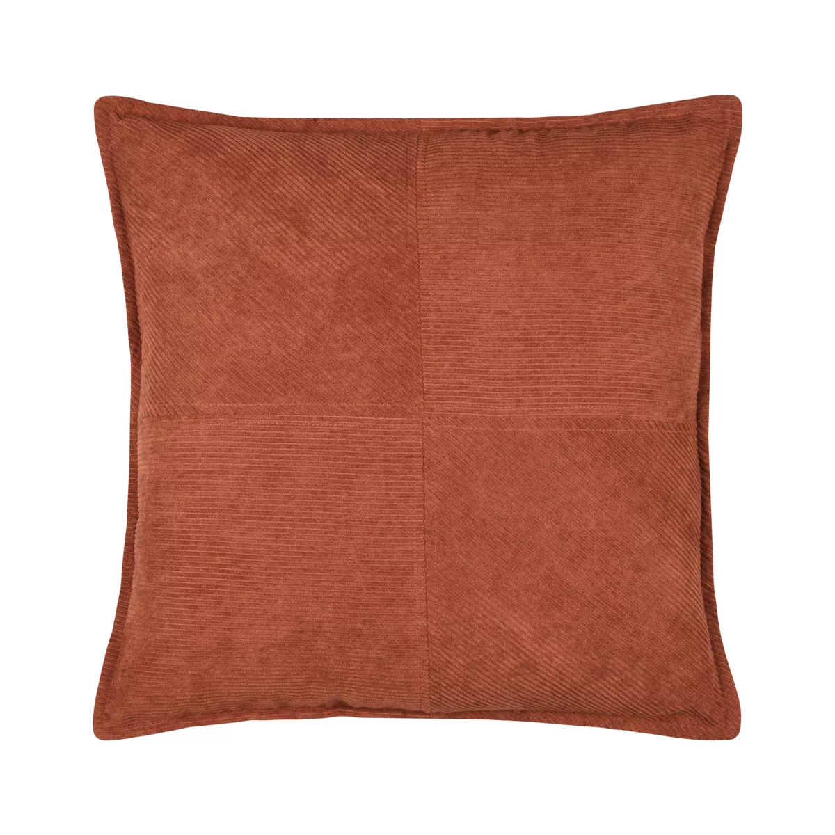 Coussin carré velours (45 x 45 cm) Dandy Terracotta