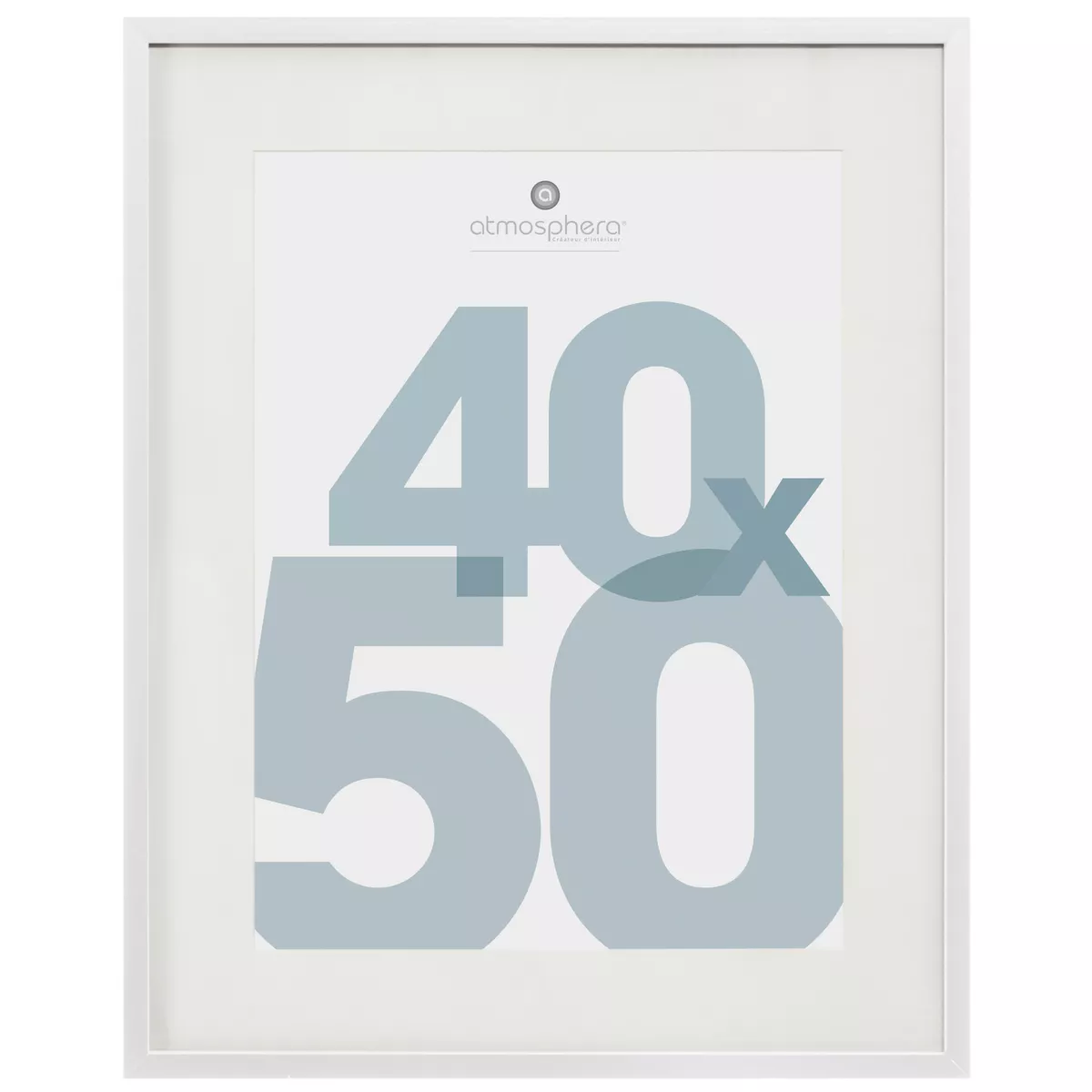 CADRE PHOTO BL MANU 40X50 DIS