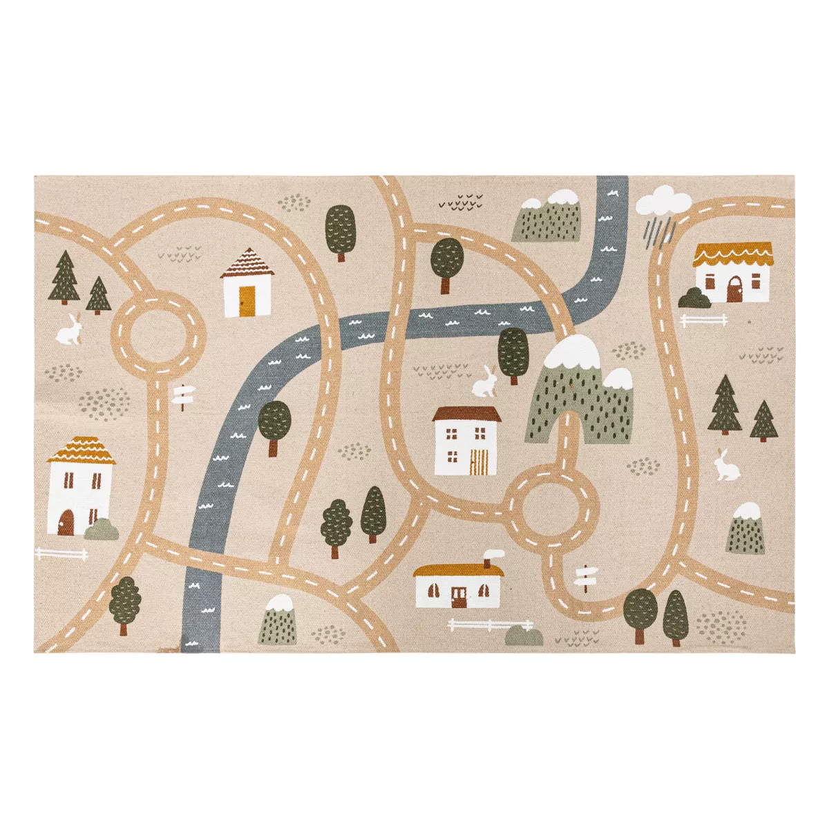 TAPIS RECT COT ROUTE 100X150