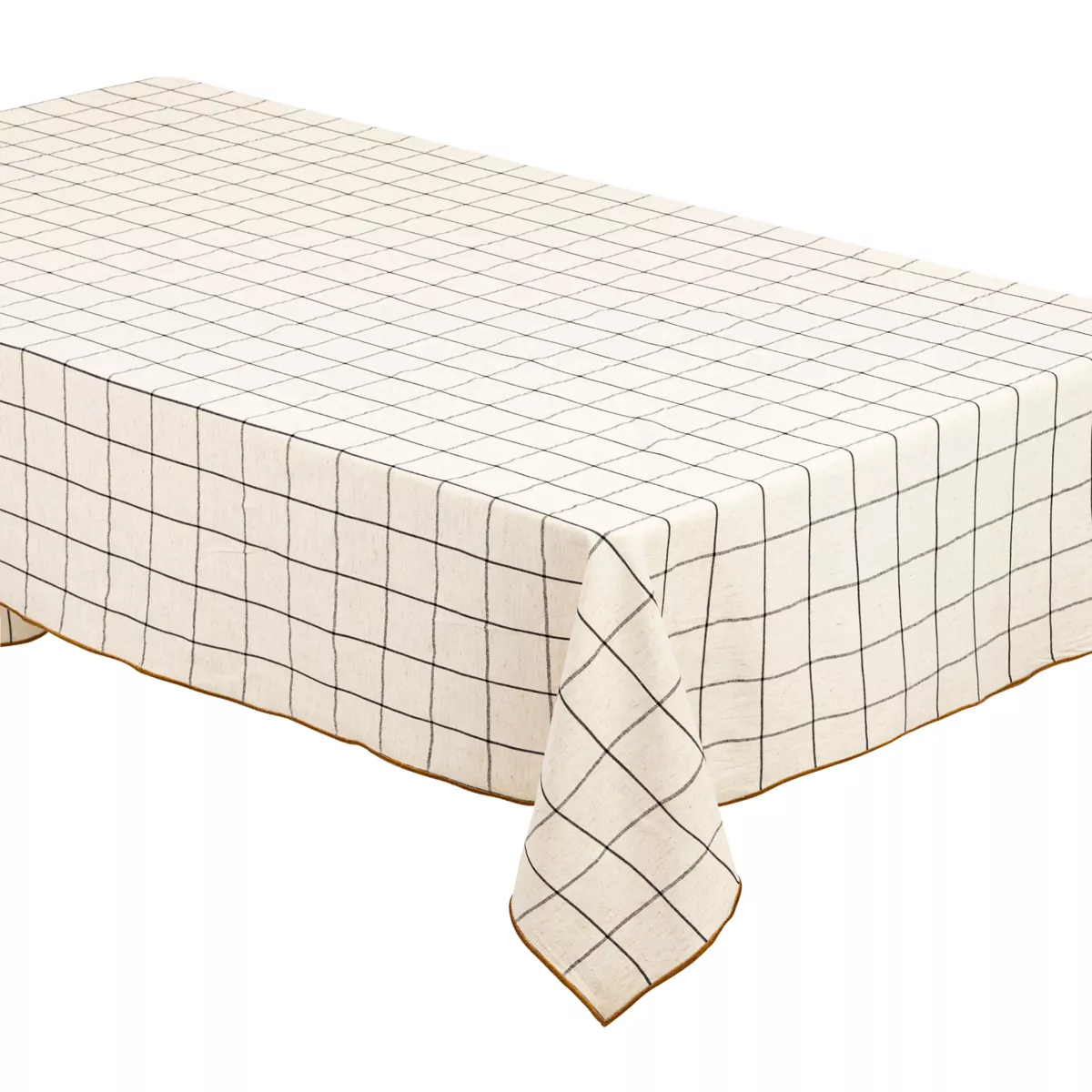 Rechteckige Tischdecke Baumwolle (150 x 250 cm) Cory Beige