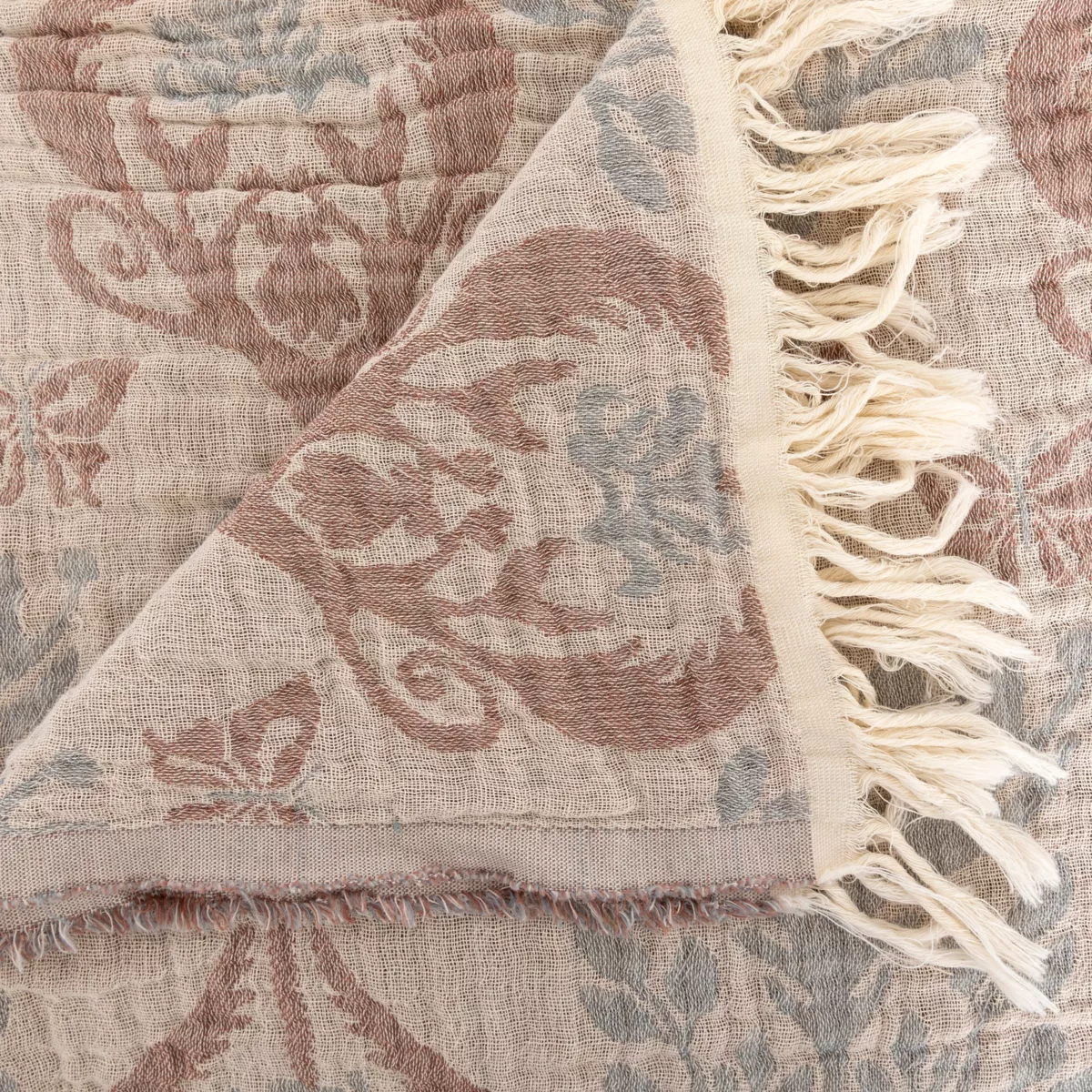 Tagesdecke Baumwolle (240 x 260 cm) Mirohia Blau