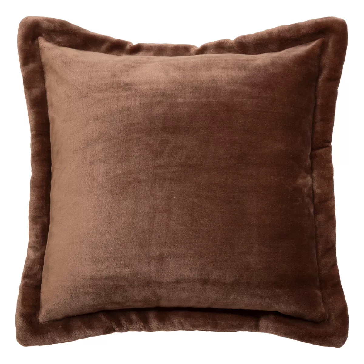 Cuscino quadrato flanella (53 x 53 cm) Cuddly Blu Marrone