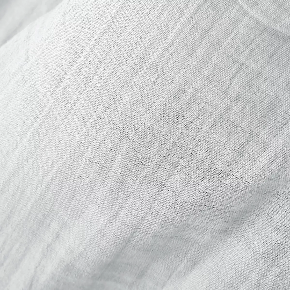 Federa cuscino a rullo garza di cotone (L185 cm) Gaïa Grigio nuvola 2