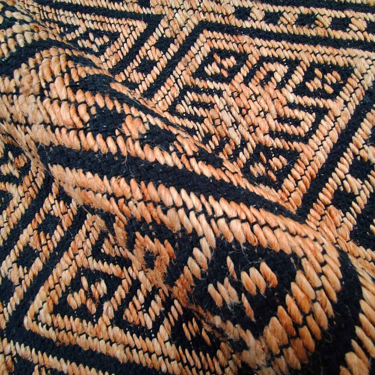 EM - Tapis 140x200 cm jute et coton MEERA 