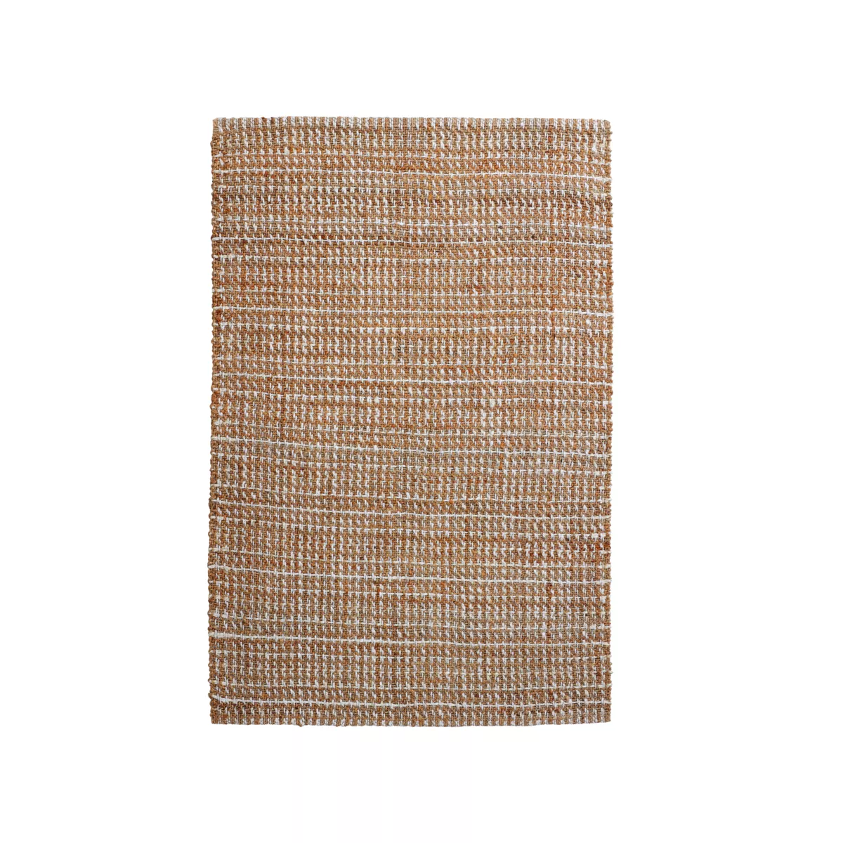 Tapis de salon rectangulaire jute tissée main (160 x 230 cm) Weston Marron
