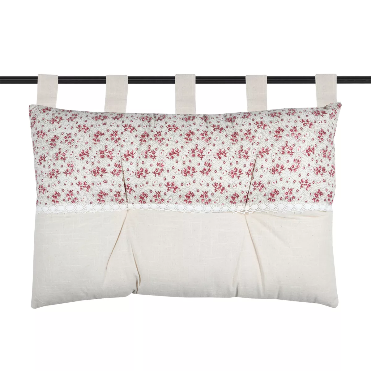 Tête de lit coussin coton (70 x 45 cm) Ginny Rose