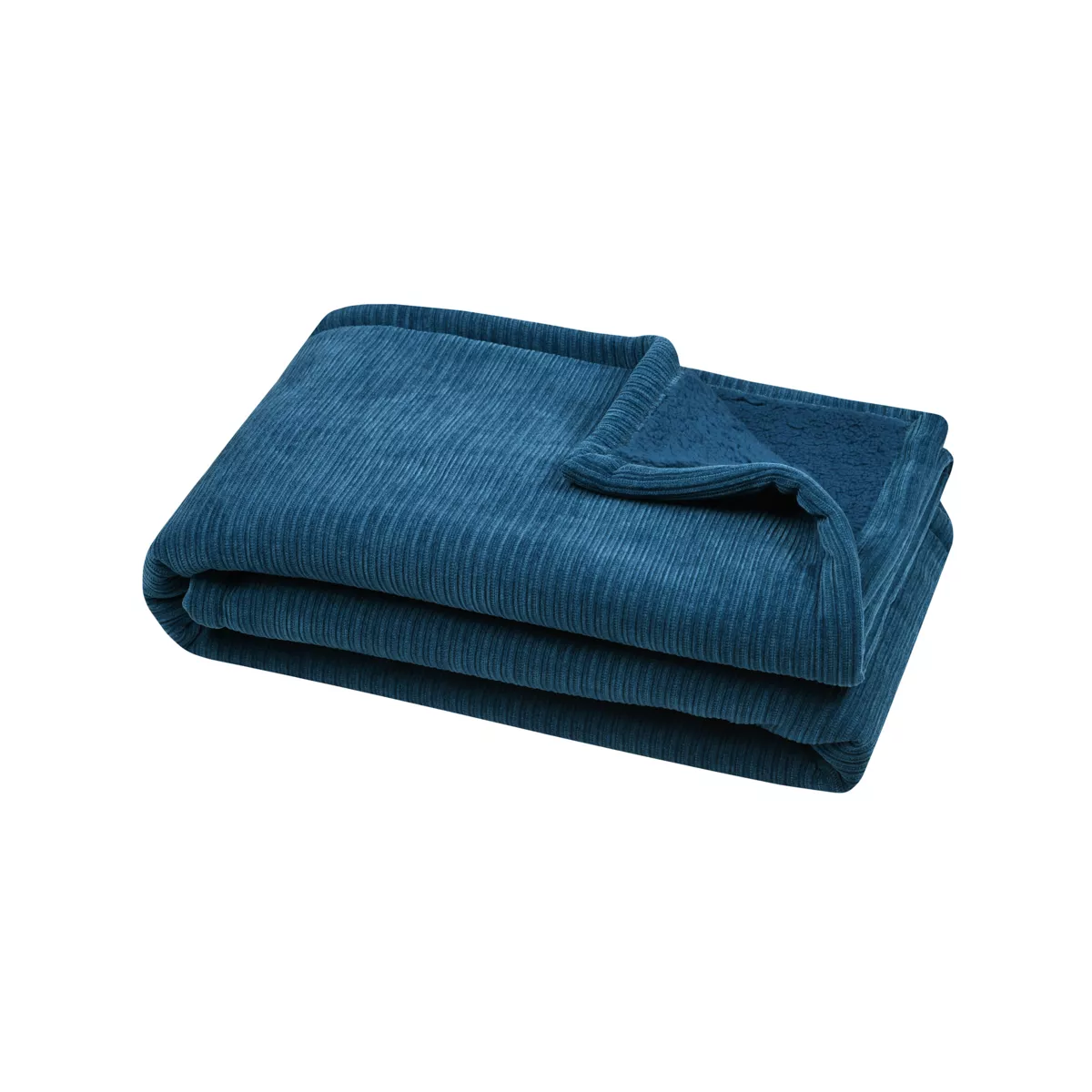 Plaid doux (130 x 160 cm) Clayton Bleu canard