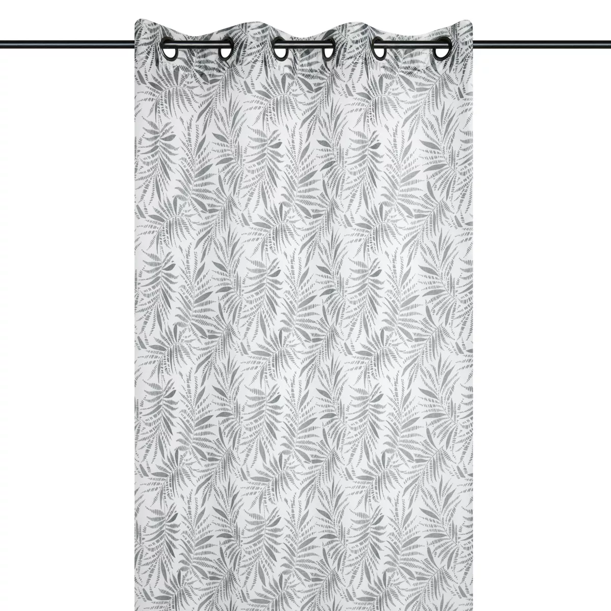 Tenda a occhielli (140 x 260 cm) Ziana Nero