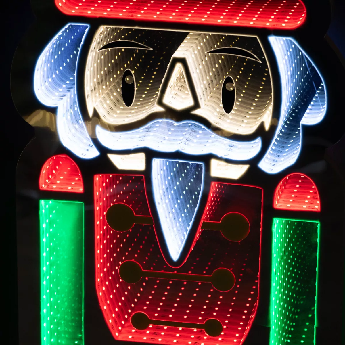 Cascanueces luminoso 624 LED (H120 cm) Infinity Blanco frÃ­o y multicolor