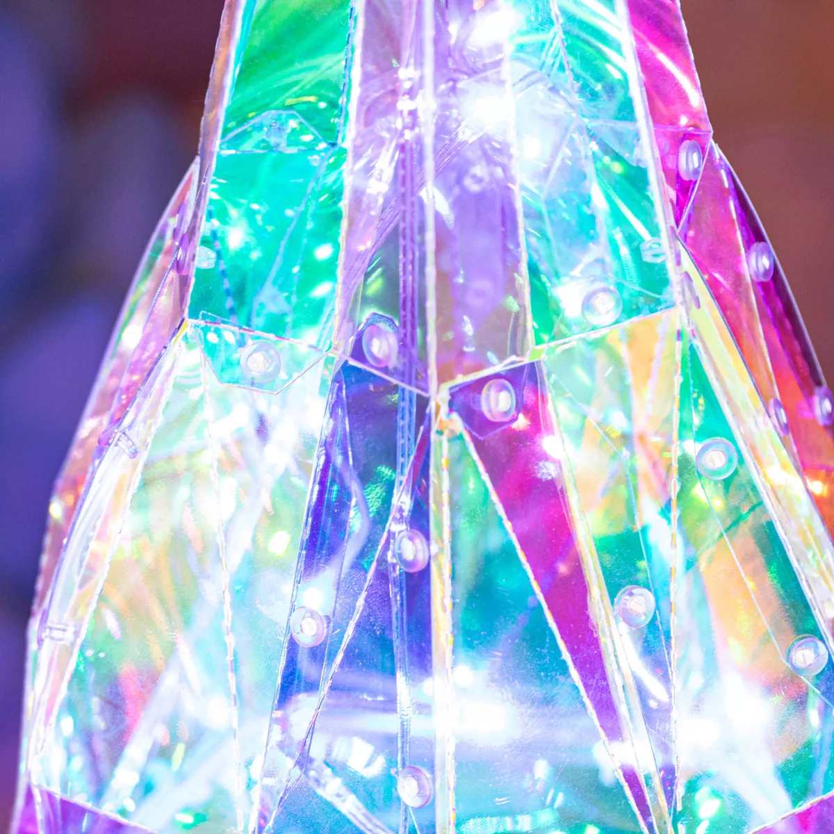 Sapin lumineux 120 Micro LED (H90 cm) Ice Blanc froid