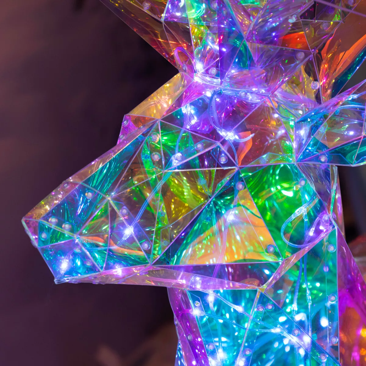 Beleuchtetes Rentier 145 Micro LED (H145 cm) Ice Kaltweiß
