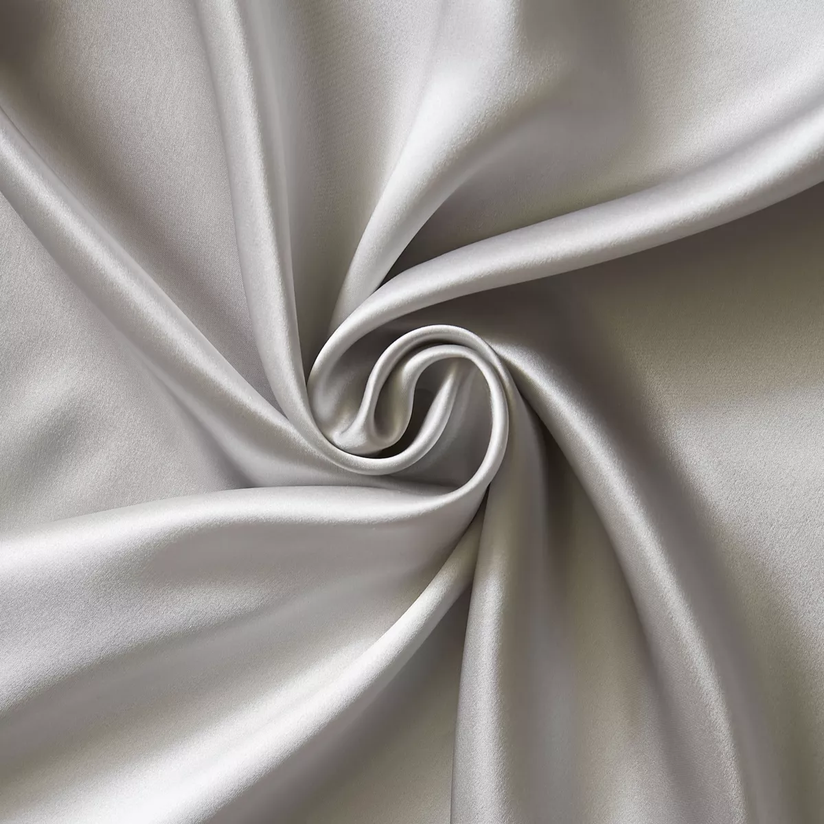 Taie d'oreiller rectangulaire soie de mûrier (50 x 80 cm) Mizuki Gris clair