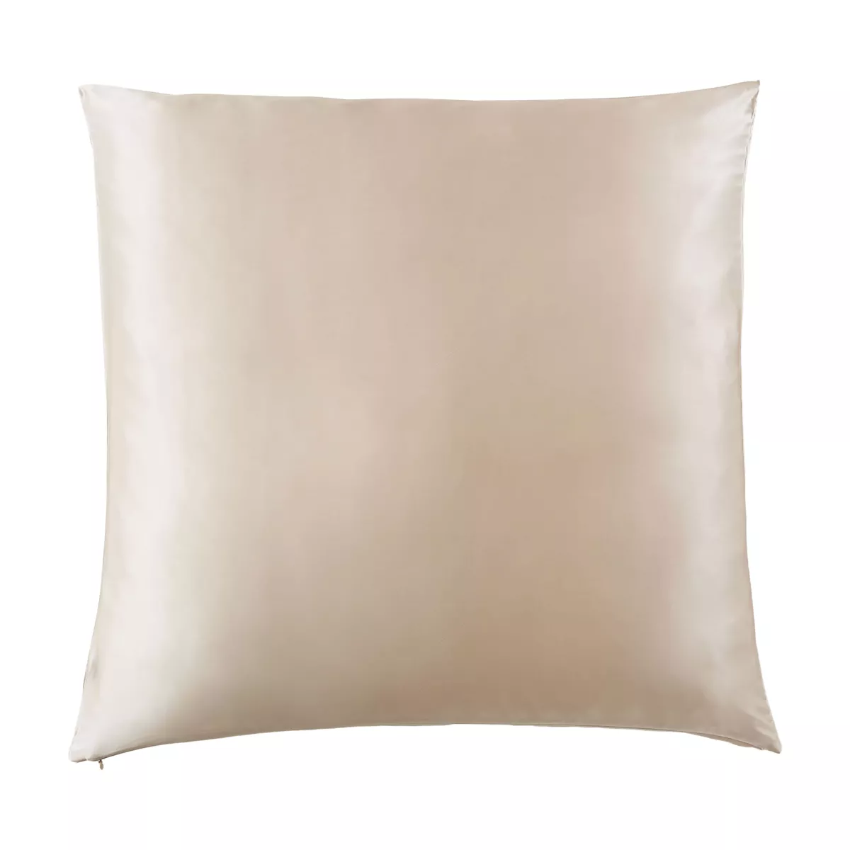 Taie d'oreiller carrée soie de mûrier (80 x 80 cm) Mizuki Beige pampa