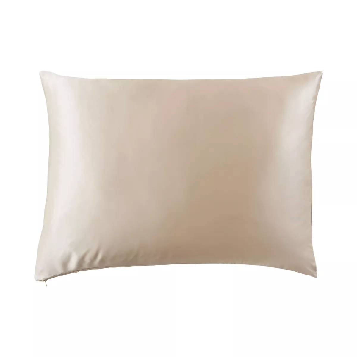 Taie d'oreiller rectangulaire soie de mûrier (50 x 70 cm) Mizuki Beige pampa