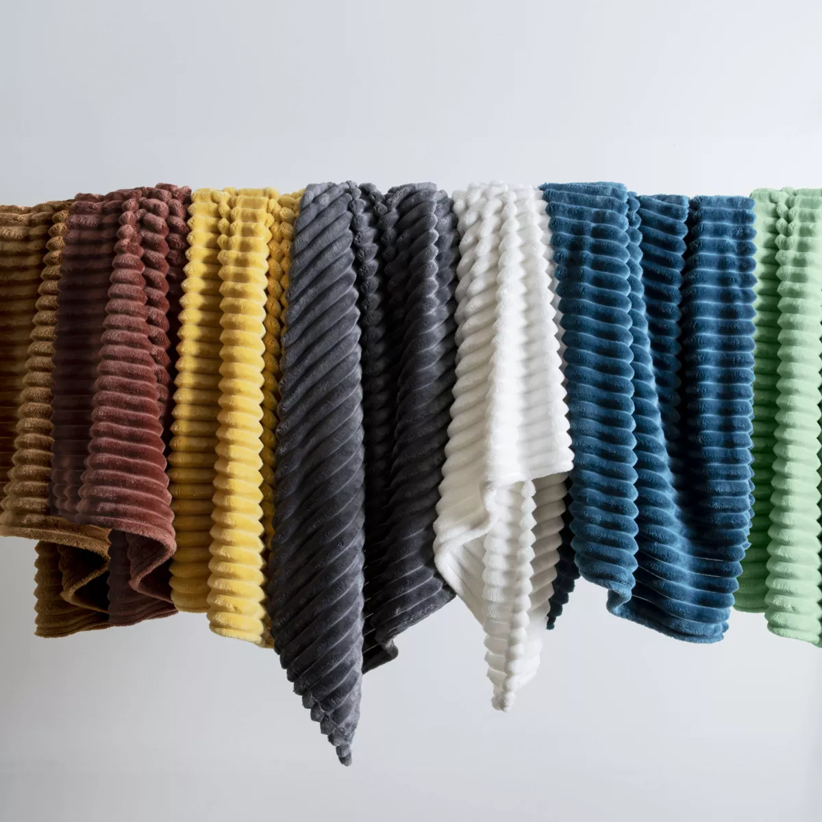 Manta suave (220 x 240 cm) Dune Camel