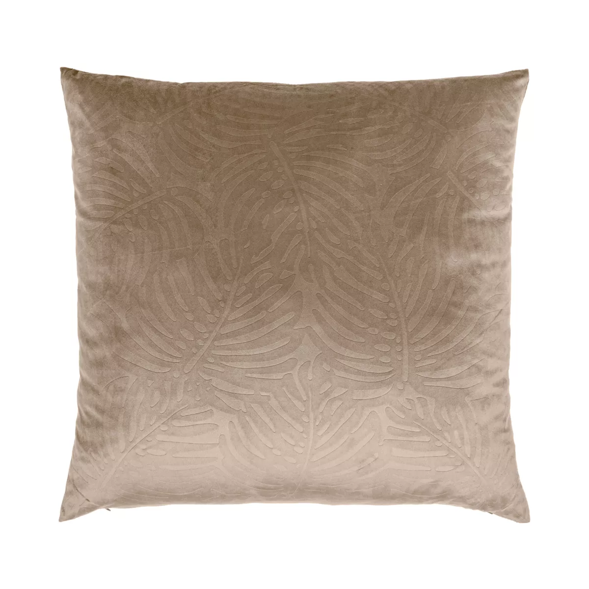 Cuscino quadrato velluto (60 x 60 cm) Fern Tortora