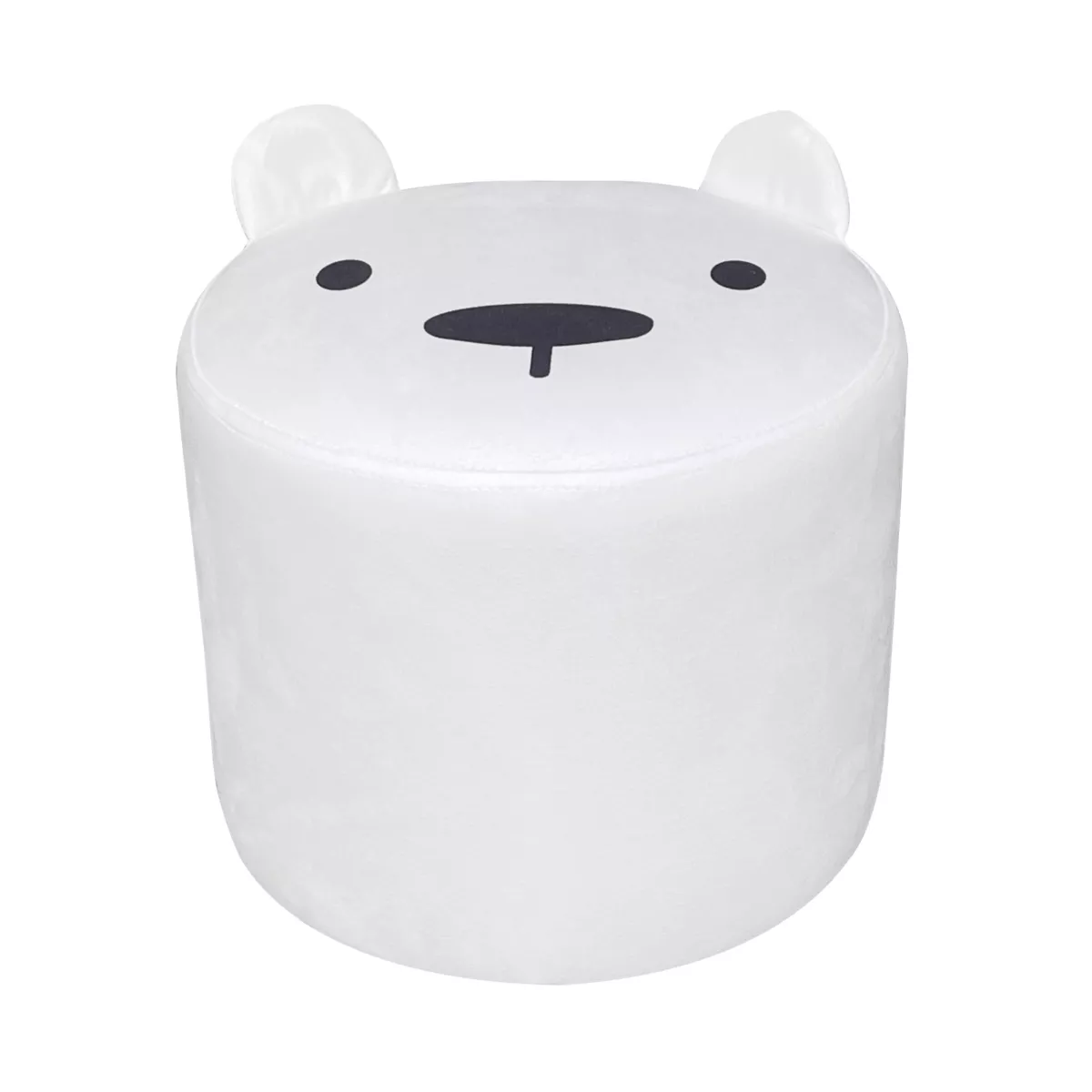 Pouf bambini (Alt 25 cm) Orsetto Bianco