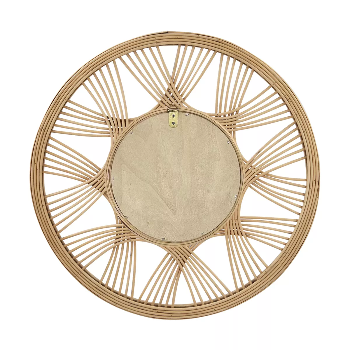 Miroir mural rotin rond (D45 cm) Honiara Beige