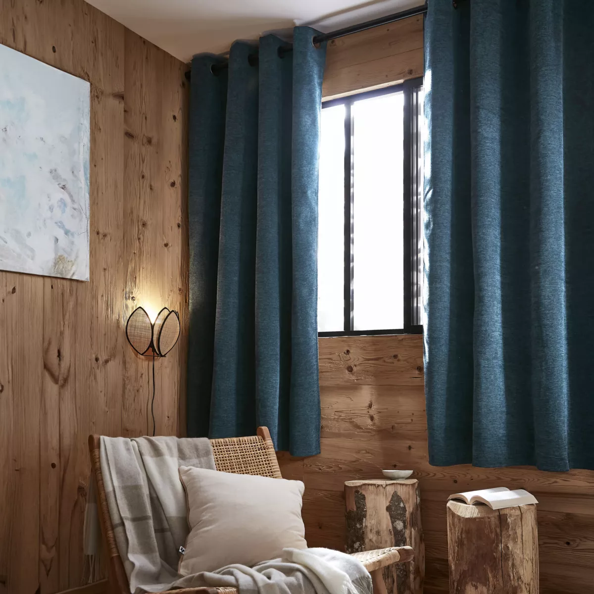 Verdunkelnder Thermovorhang Total Blackout (140 x 180 cm) Magnus Nachtblau