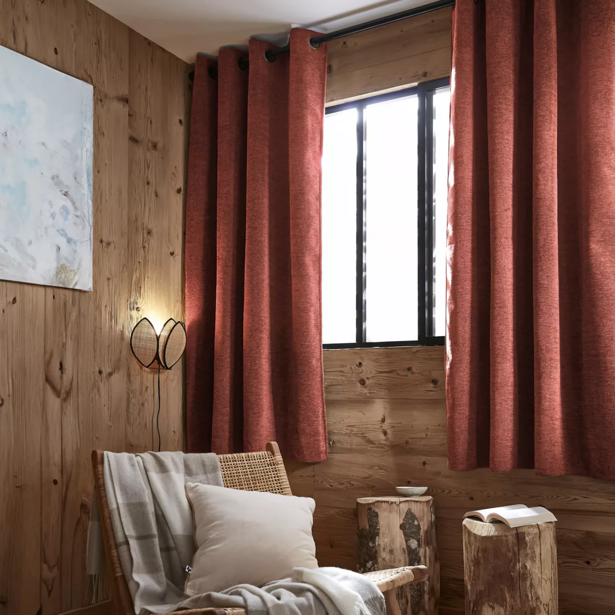 Tenda oscurante isolante Total Blackout (140 x 180 cm) Magnus Terracotta