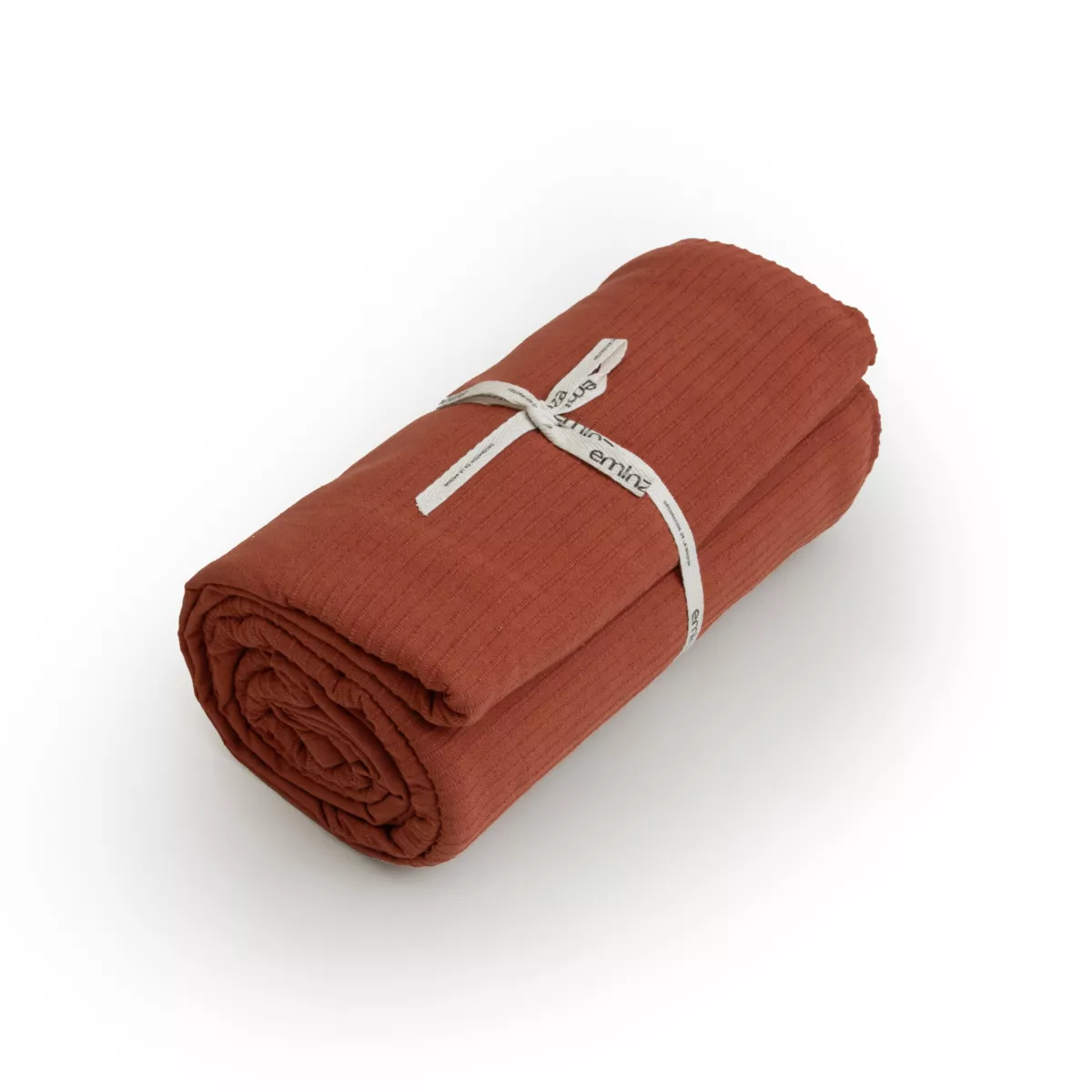 Cubrecama algodón tejido (220 x 250 cm) Léa Terracota