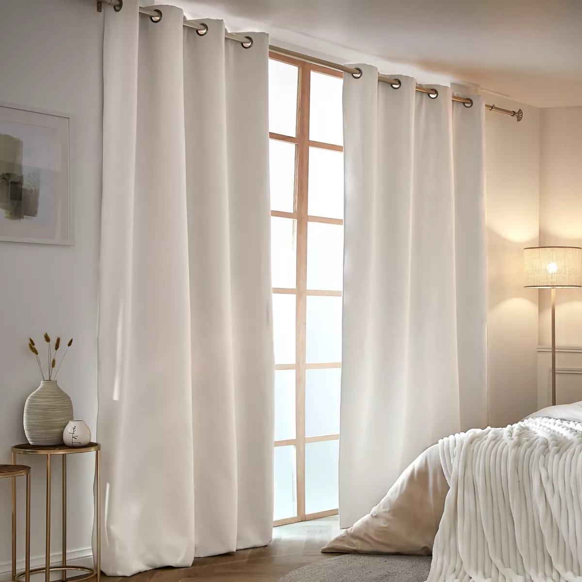 Cortina opaca térmica (140 x 240 cm) Calore Beige