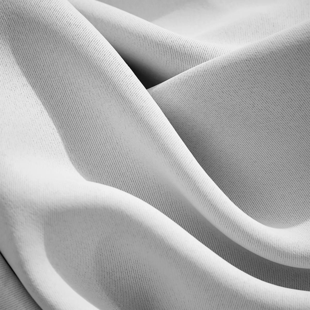 Halbverdunkelnder Vorhang (140 x 280 cm) Dark Hellgrau