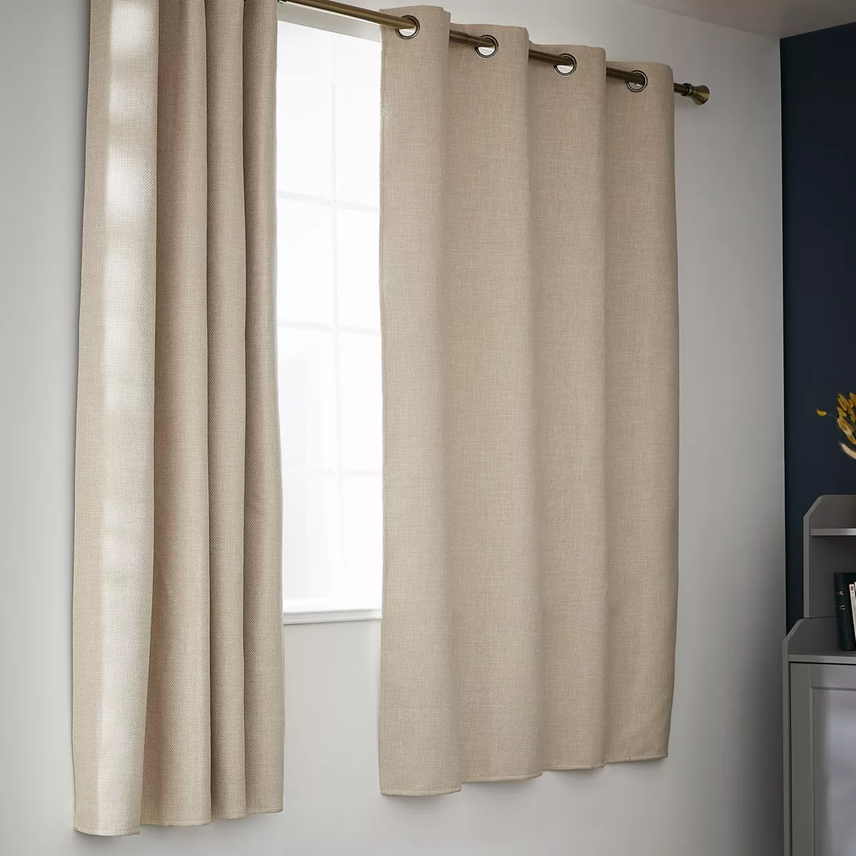 Rideau obscurcissant thermique (140 x 180 cm) Alba Beige grège