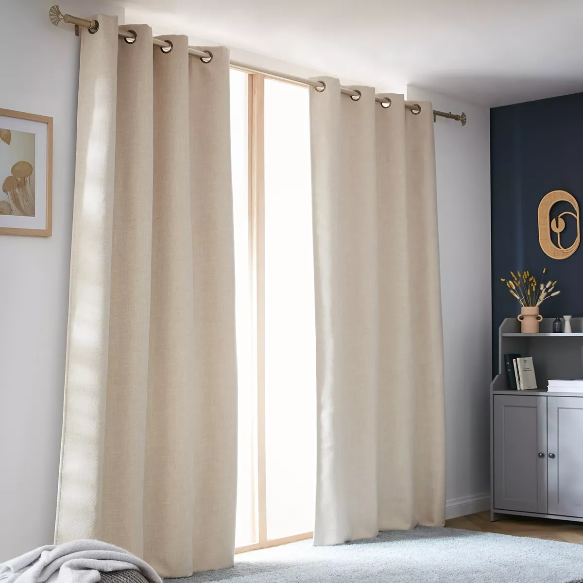 Tenda oscurante termica (140 x 240 cm) Alba Beige grigiastro