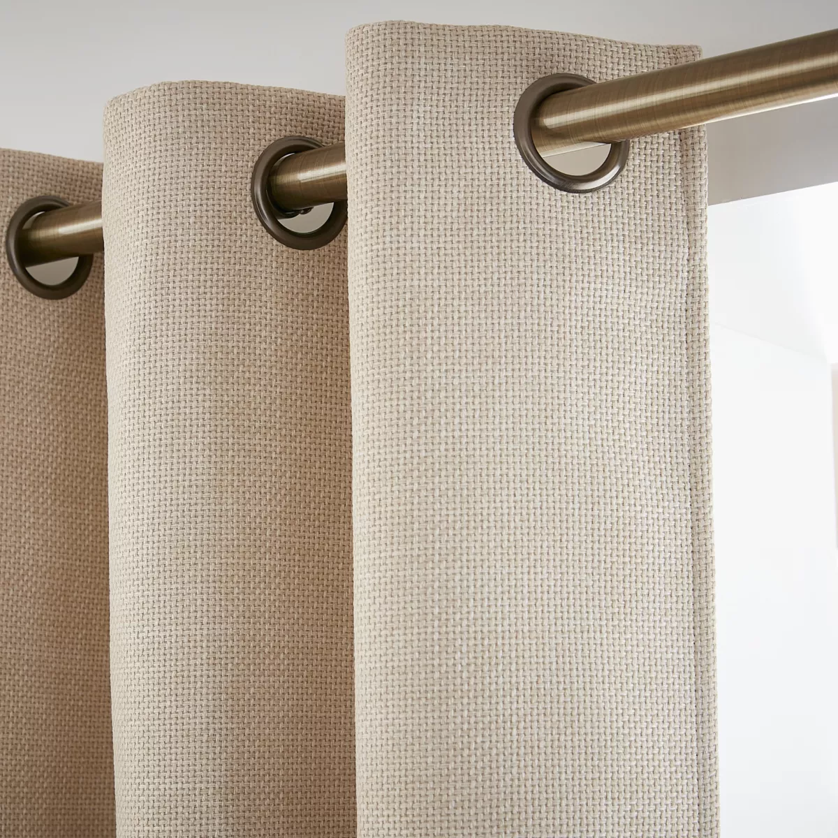 Termisk mørklægningsgardin (180 x 260 cm) Alba Beige grège