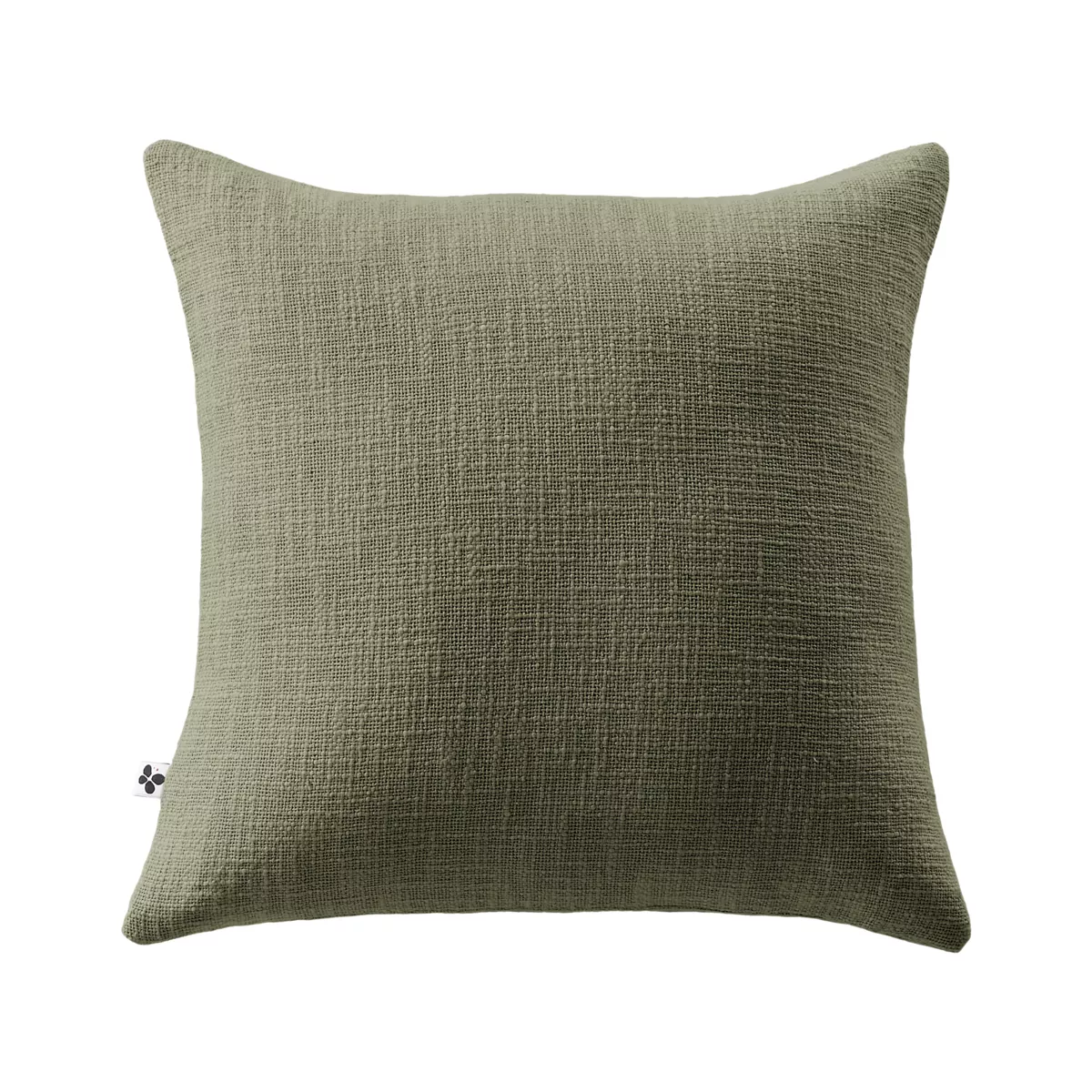 Coussin dŽhoussable 45 x 45 cm Slub SIXTINE Thym