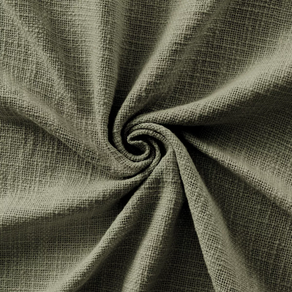 Coussin dŽhoussable 45 x 45 cm Slub SIXTINE Thym