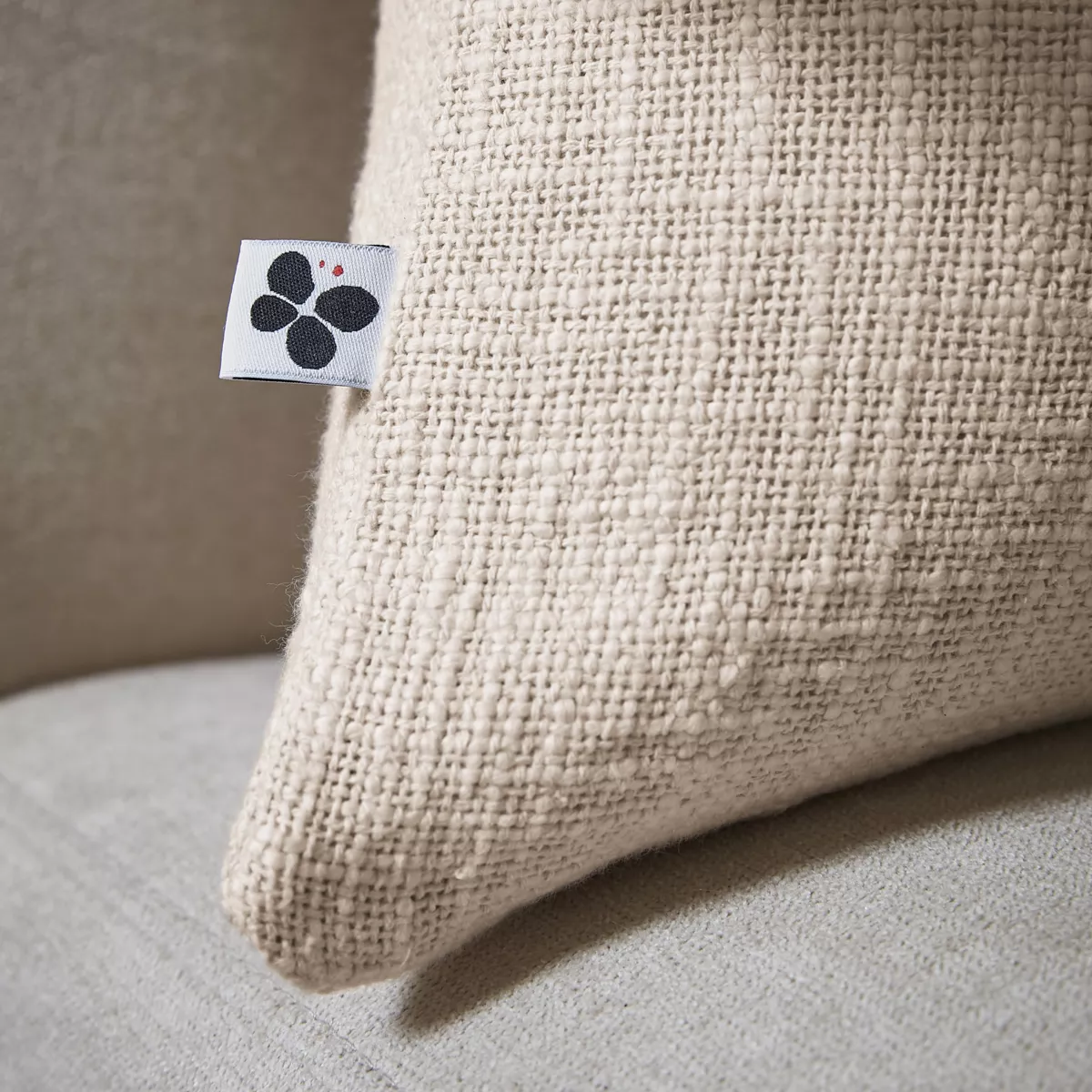 Cuscino quadrato cotone (60 x 60 cm) Sixtine Beige