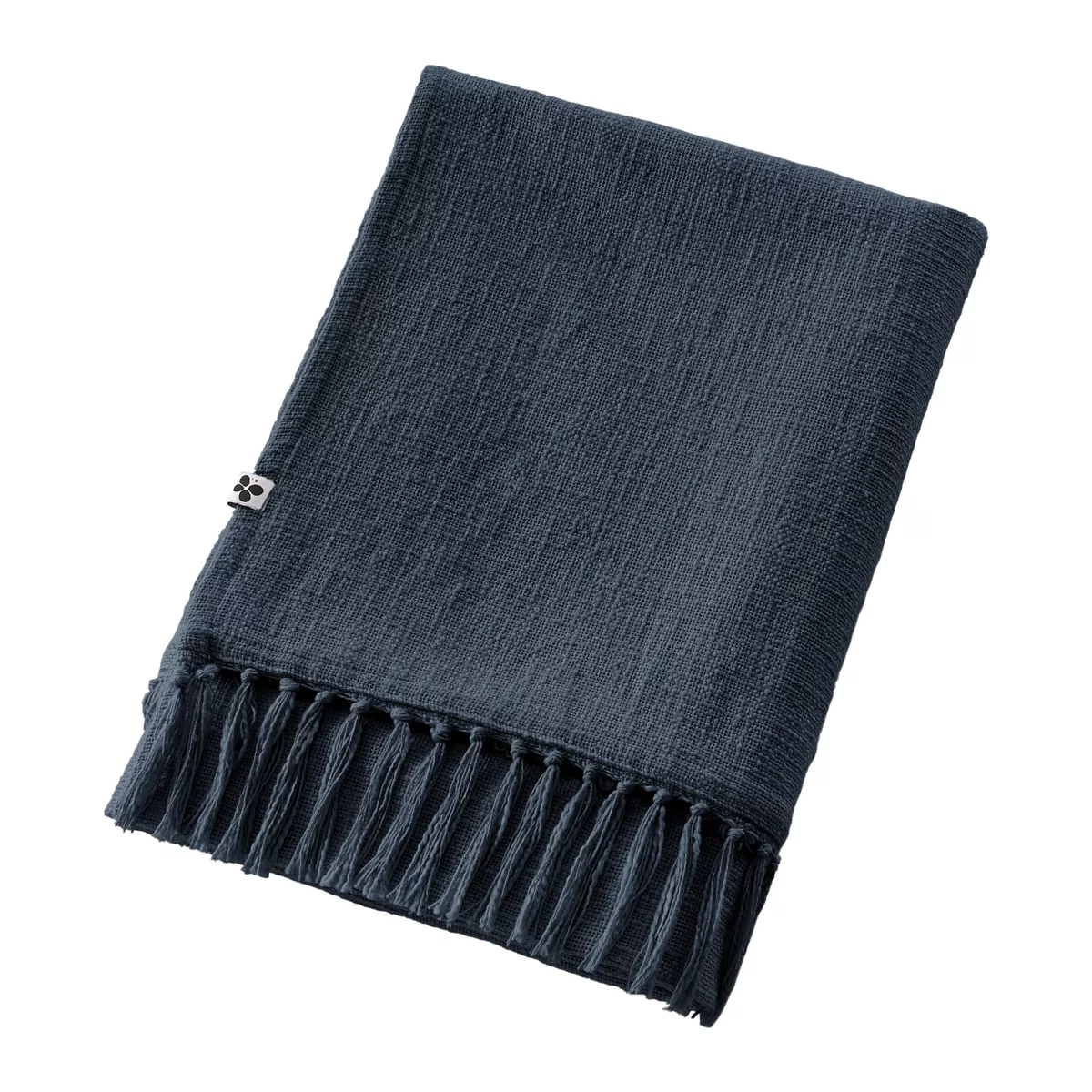 Manta de algodón (130 x 160 cm) Sixtine Azul noche