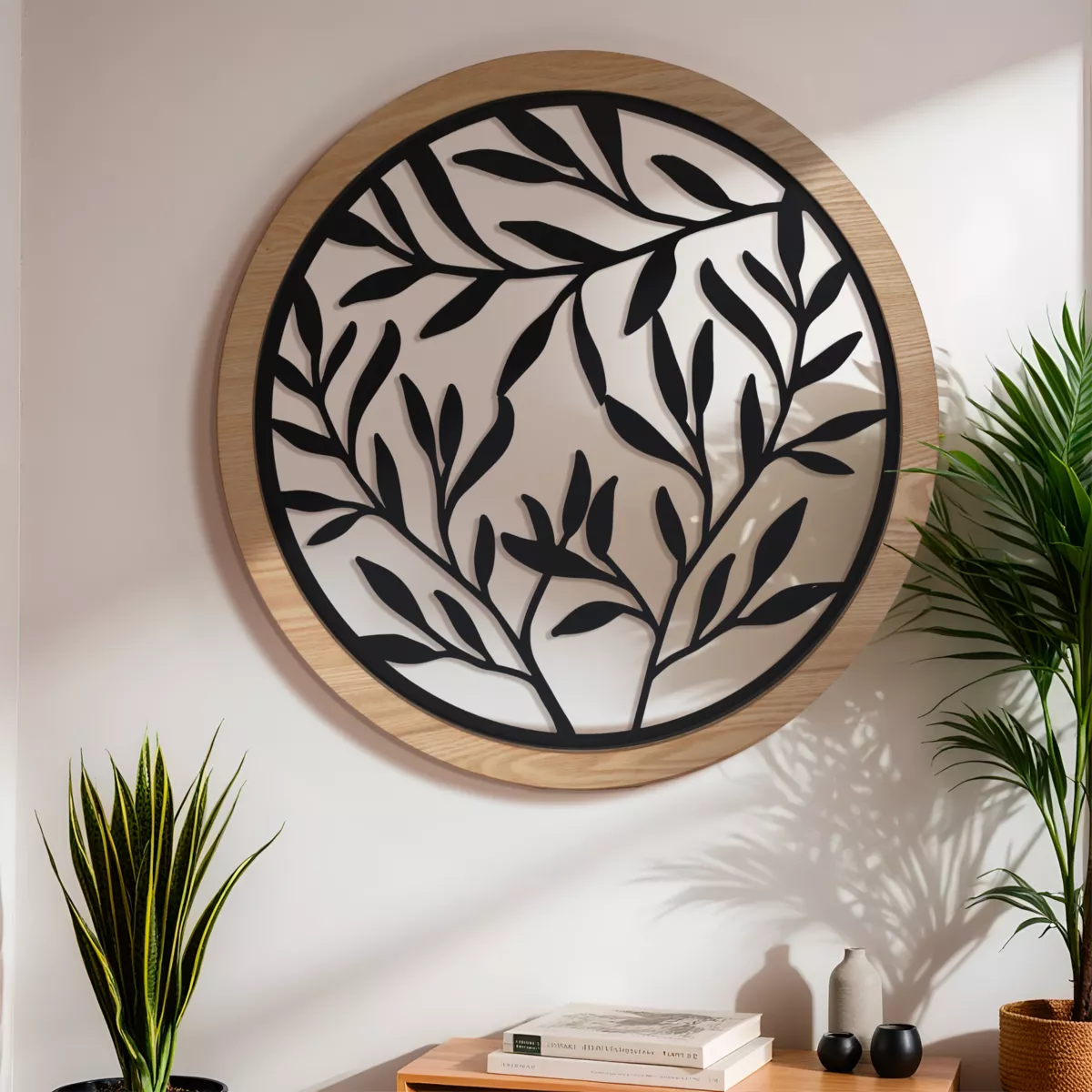 Decoration murale Feuille D 60 cm