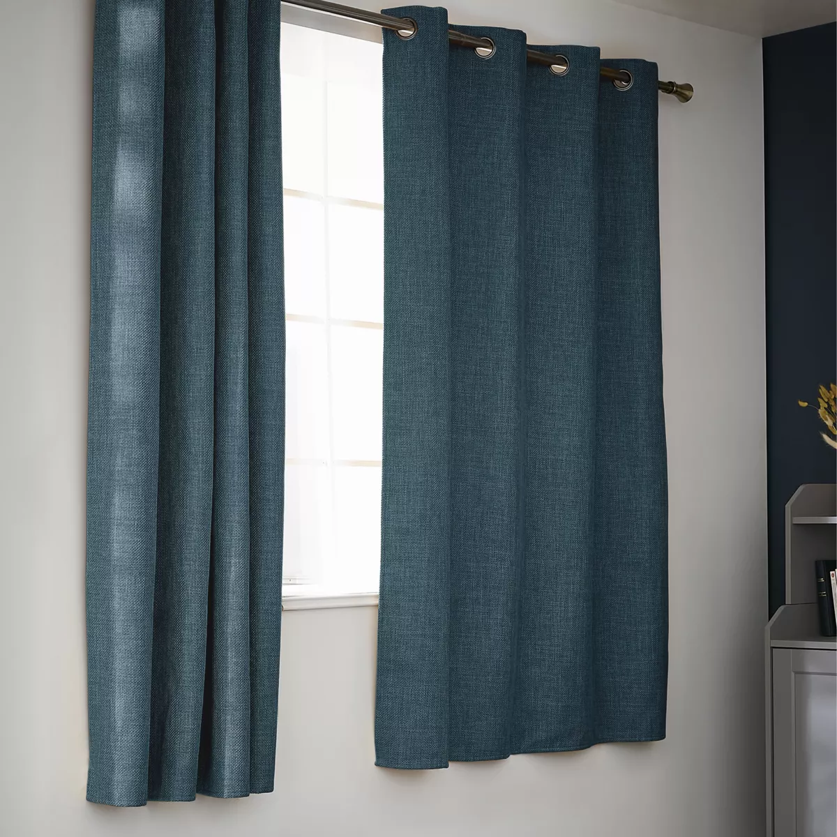 Rideau obscurcissant thermique (140 x 180 cm) Alba Bleu